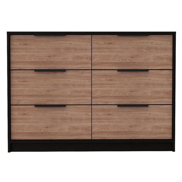 Modern Rustic Dresser - Black / Natural