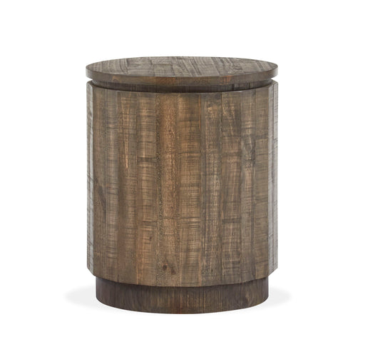 Baisden - Round Accent End Table - Tobacco Magnussen Furniture