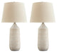 Willport - Ceramic Table Lamp (Set of 2) - Off White Signature Design by Ashley®