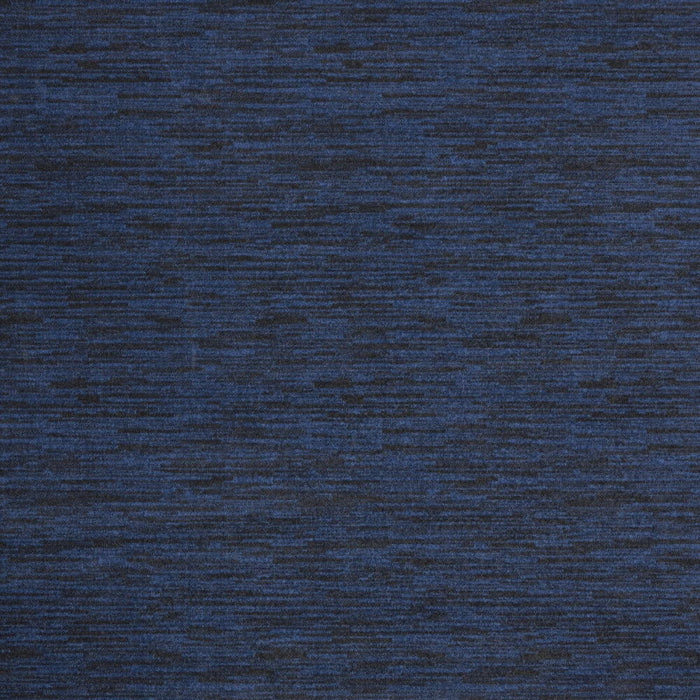 9' Square Stain Resistant Indoor / Outdoor Area Rug - Midnight Blue