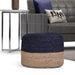 Lydia - Handcrafted Round Pouf Simpli-Home