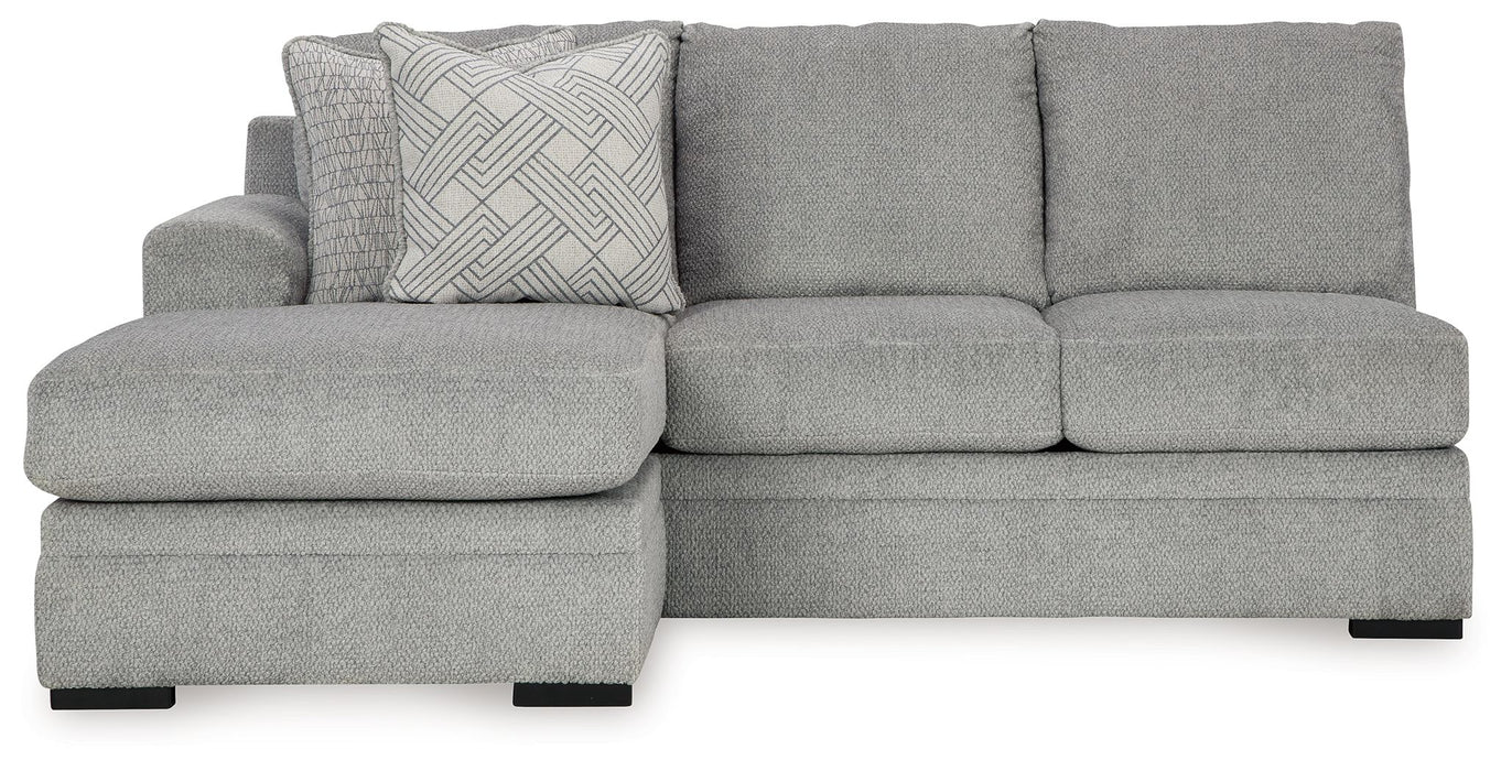 Casselbury - Laf Sofa Chaise - Cement Signature Design by Ashley®