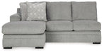 Casselbury - Laf Sofa Chaise - Cement Signature Design by Ashley®