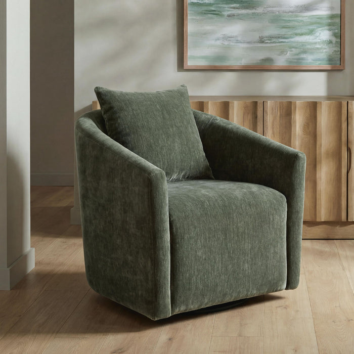 Leastow - Swivel Accent Chair - Loden Signature Design by Ashley®