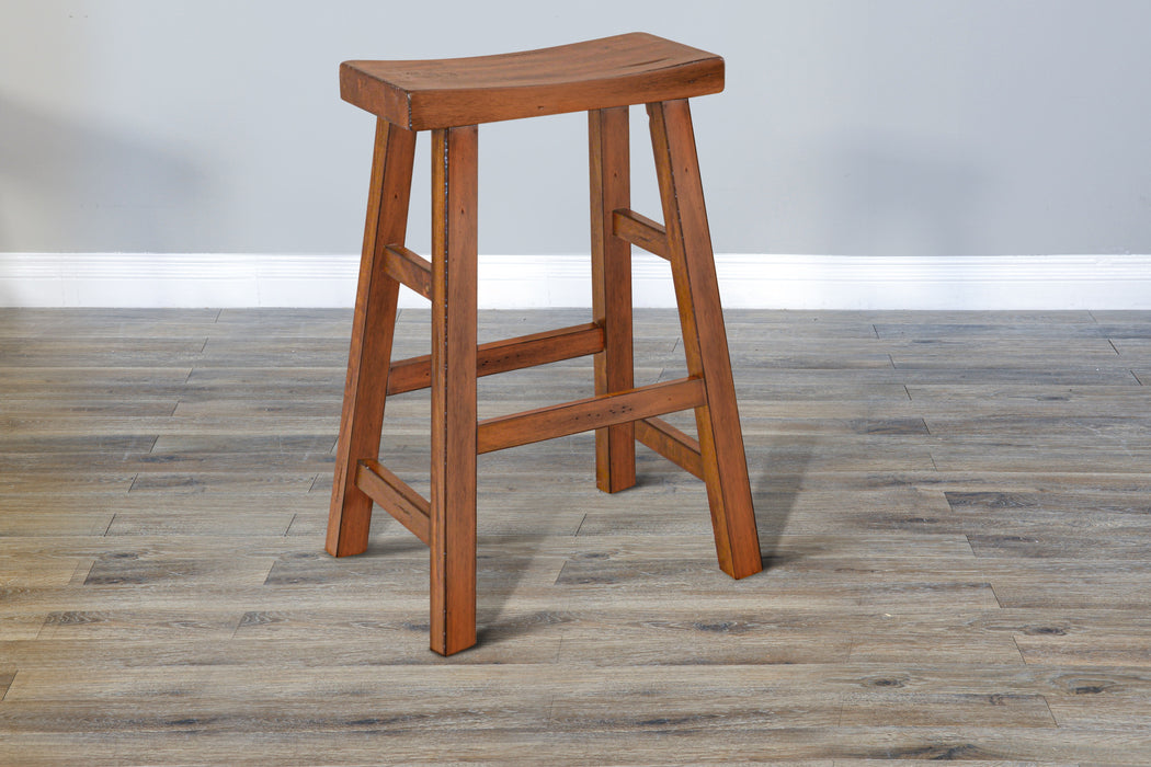 Sedona - Saddle Seat Stool With Wood Seat