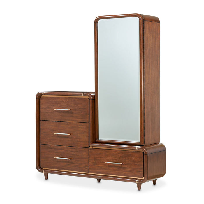 Mason Park - Chest With Storage Mirror - Umber