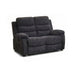 2 Seat Manual Recliner Loveseat With 150° Deep Recline, For Small Living Spaces - Dark Gray Home Essentials