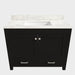 Bathroom Vanity Set, Cabinet With Doors & Drawers, Single Faucet Hole - Black Home Essentials