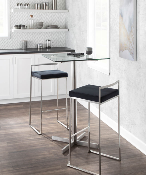Fuji - Contemporary And Elegant Design Stackable Barstool Lumi Source