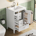 Modern Bathroom Vanity With Sink, Soft Close Drawers & Door, Storage Rack Noble House