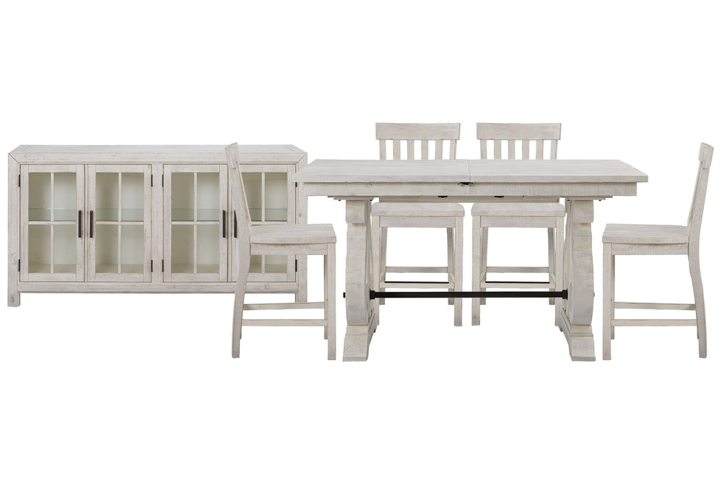 Bronwyn - Extendable Rectangular Counter Height Dining Table Set Magnussen Furniture