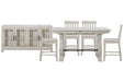 Bronwyn - Extendable Rectangular Counter Height Dining Table Set Magnussen Furniture
