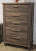 Vonitta Bay - Five Drawer Chest - Dark Brown Signature Design by Ashley®