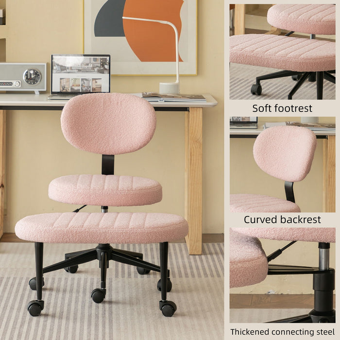 Ergonomic Cross Legged Office Chair With Back Support Home Essentials