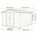 10' x 8' Garden Sheds Outdoor Storage Sheds Daily Nest