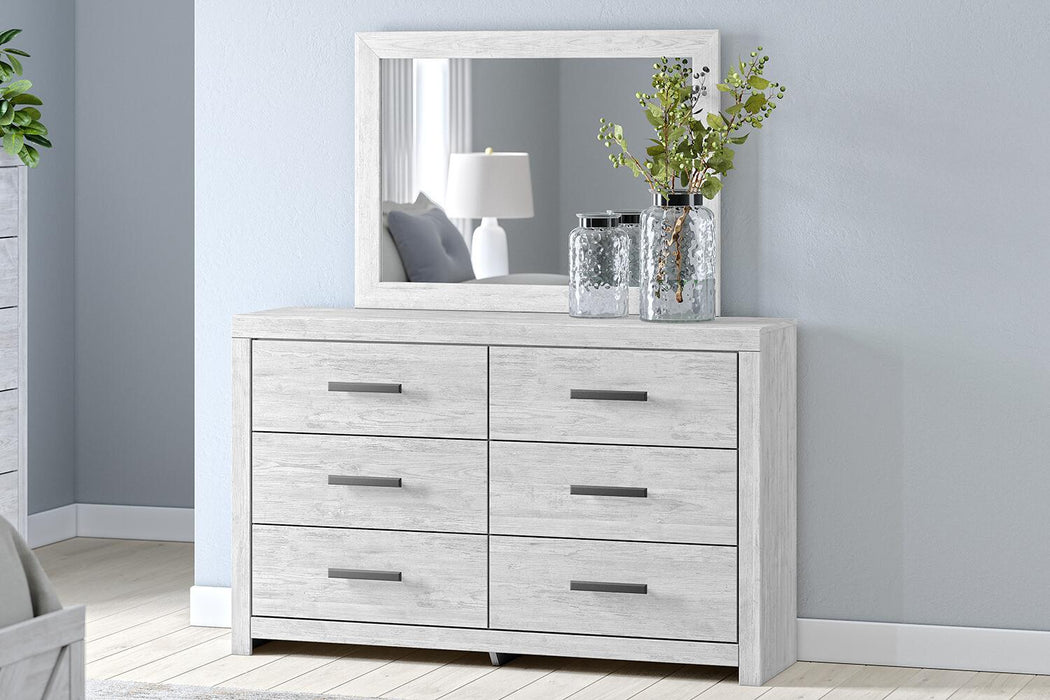 Cayboni - Dresser And Mirror - Whitewash Signature Design by Ashley®
