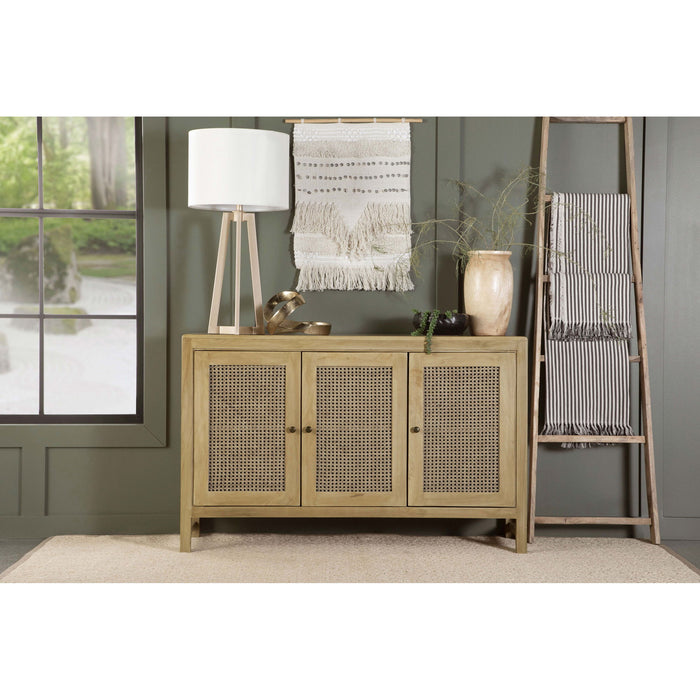 Ashton - 3 Door Accent Cabinet - Natural Furniture Max
