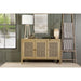 Ashton - 3 Door Accent Cabinet - Natural Furniture Max