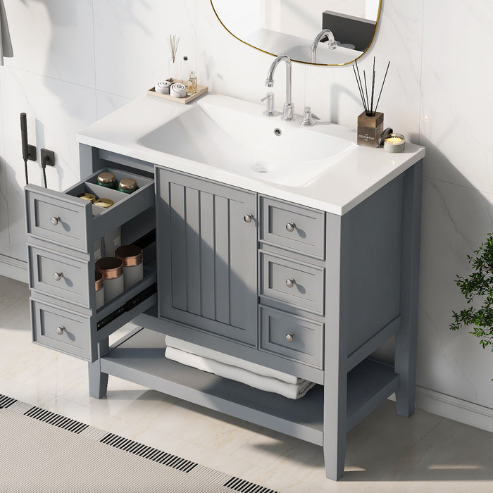 Modern Bathroom Vanity With Sink Hearth and Haven
