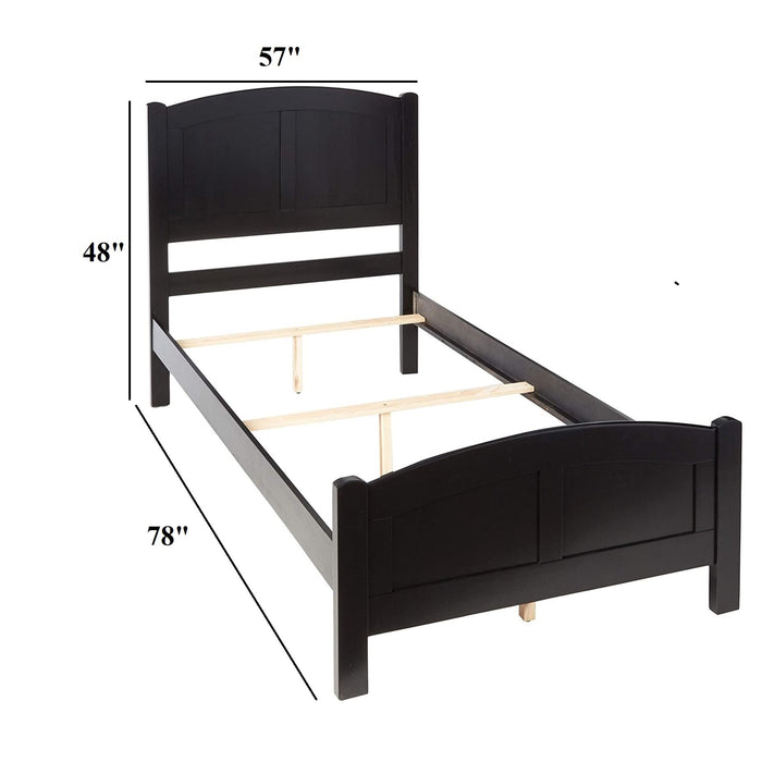 Carved Headboard Bed Home Essentials
