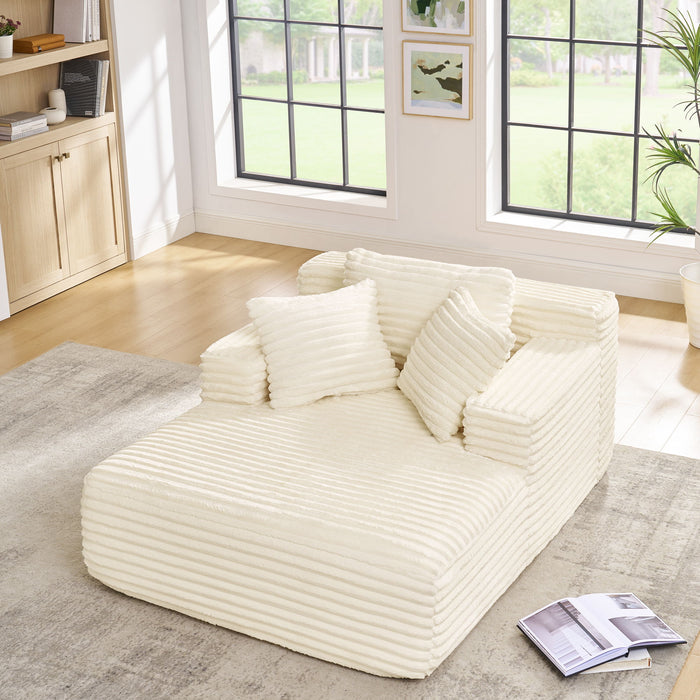 Chaise Lounge Sofa Bed With Deep Seat For Living Room Home Essentials