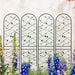 Garden Rustproof Trellis For Climbing Plants Daily Nest