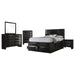 Palamino - 5 Piece Eastern King Bedroom Set - Black Furniture Max