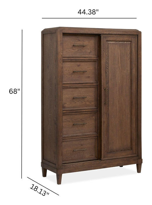 Groveland Park - Door Chest - Antique Coffee Magnussen Furniture