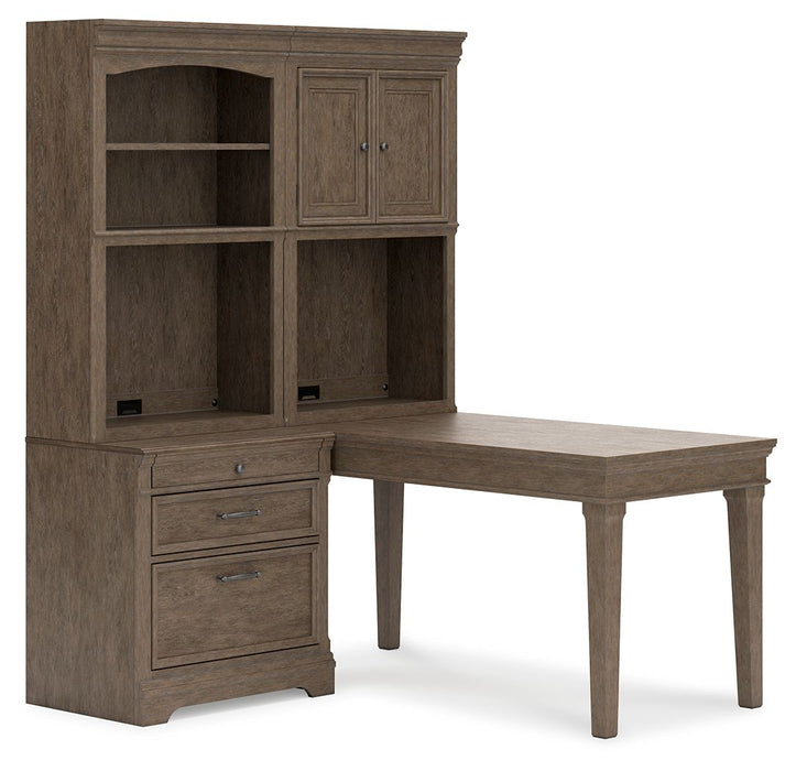 Janismore - Door Hutch - Weathered Gray Signature Design by Ashley®