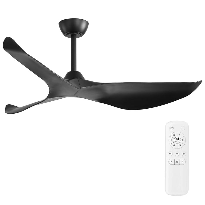 38" Ceiling Fan Without Light With DC Motor And Remote Control Daily Nest