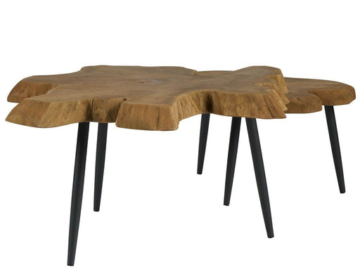 Oasis - Driftwood Nesting Tables - Light Brown Universal Furniture