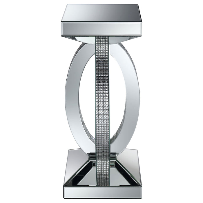Empire - Square Side End Table - Silver Furniture Max