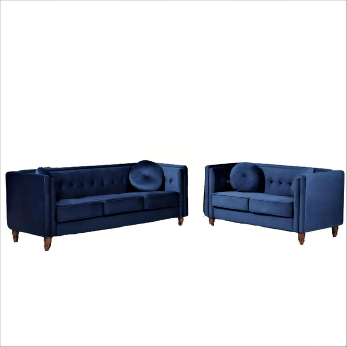 Chesterfield Loveseat 2 Seater Couch For Living Room US Pride