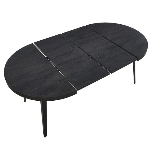 Extendable Dining Table - Black Home Essentials