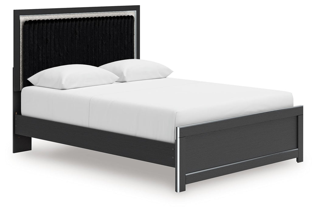 Zuraleus - Upholstered Panel Platform Bed With Roll Slats Signature Design by Ashley®