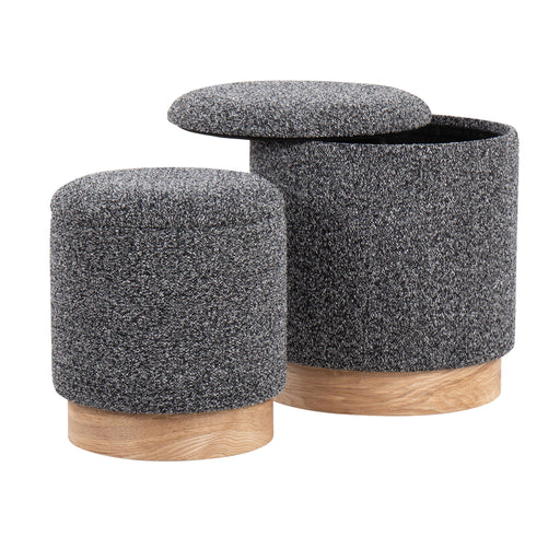 Marla - Contemporary, Nesting Ottoman Set Lumi Source