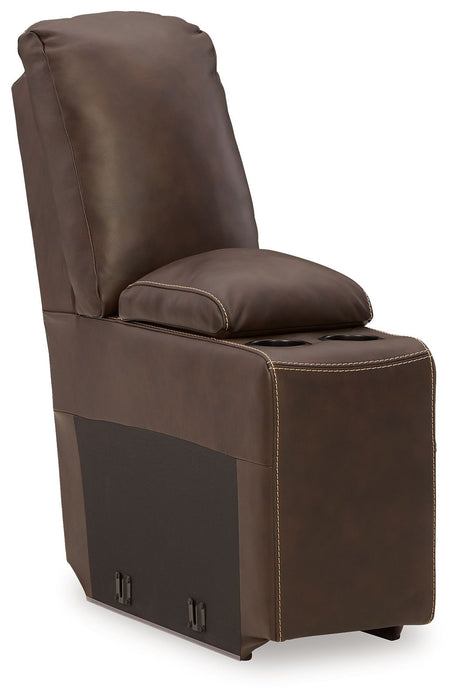 Dunleith - Console w/ Storage - Chocolate Signature Design by Ashley®