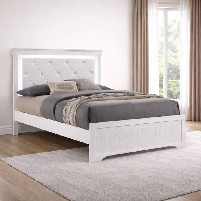 Blaze - Bed With LED Headboard Matrix Furniture Group