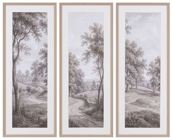 Dixonburg - Wall Art Set (Set of 3) - Taupe / Gray Signature Design by Ashley®