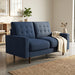 Loveseat Sofa, Tufted Back Upholstered 2 Seat Couch US Pride