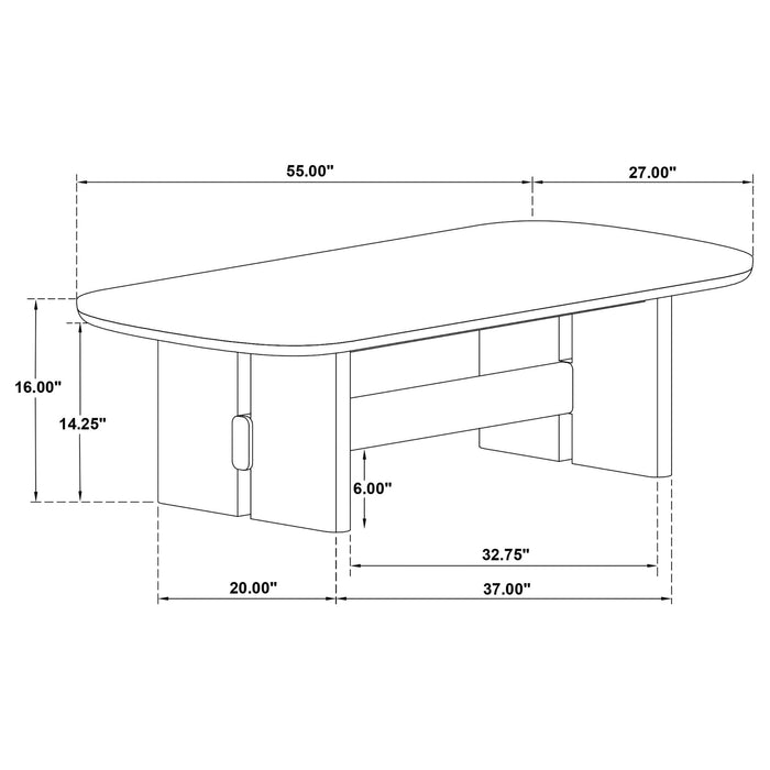Kimpton - Table With Shelf Furniture Max