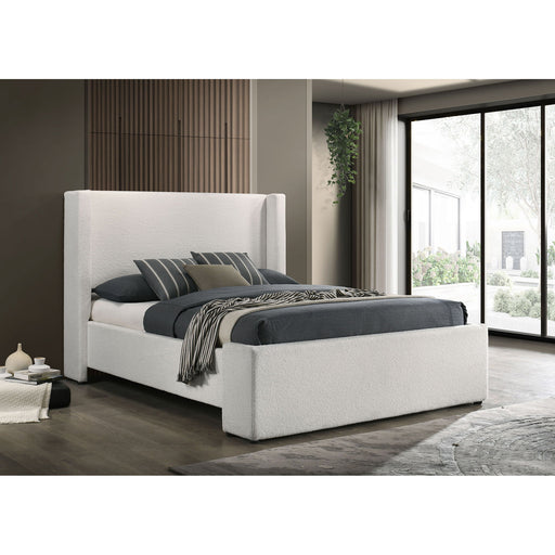 Froberg - Platform Bed With Wingback Headboard Furniture Max