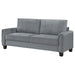 Dixon - Upholstered Sofa With Rounded Arms And Texture - Gray Furniture Max