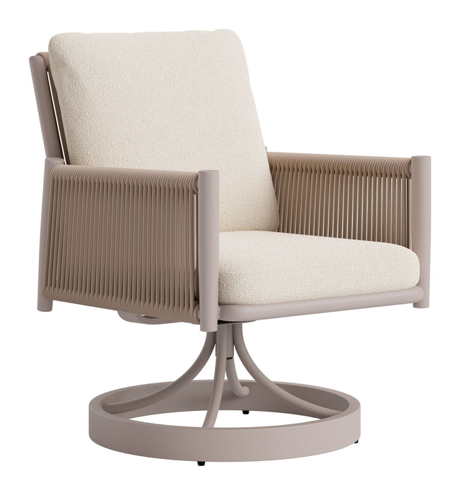 Rivan - Swivel Dining Chair - Beige Zuo Modern