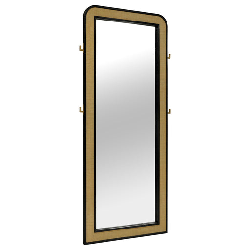 Benson - Standing Floor Mirror - Black Furniture Max