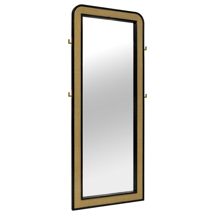 Benson - Standing Floor Mirror - Black Furniture Max