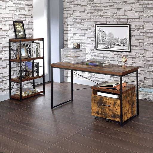 Bob - Bookshelf - Weathered Oak & Black ACME
