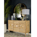 Austin - 3 Door Accent Cabinet With Tapered Legs - Natural Furniture Max