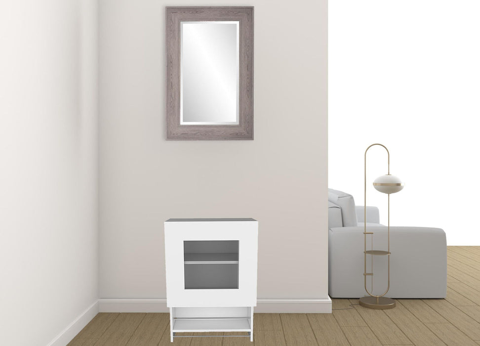 Wall mounted Accent Cabinet With One Shelf - White