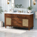 Bathroom Vanity With Sink, 5 Legs, Soft Close Drawers Noble House